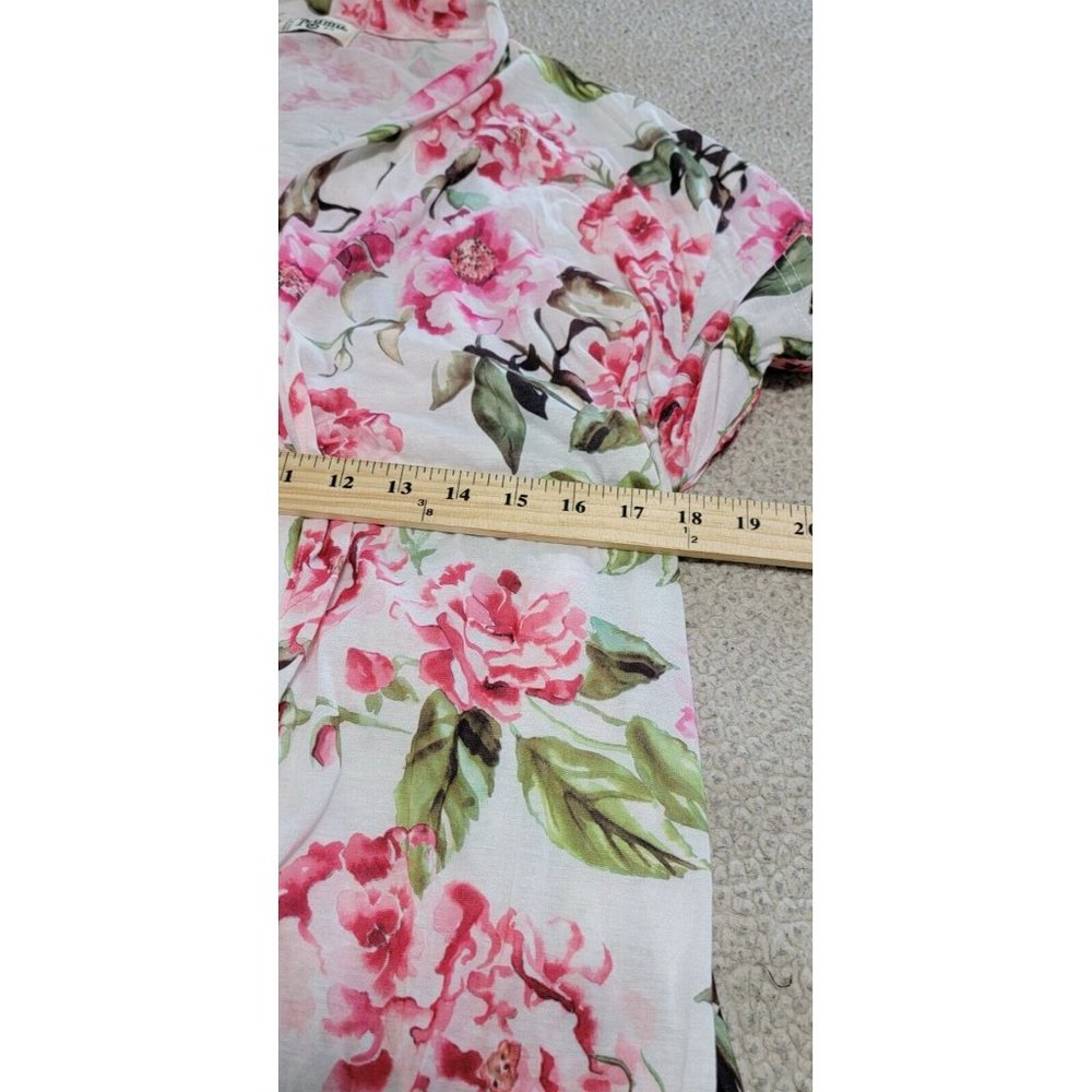 Show Me Your Mumu Womens White Floral Brie Robe Garden Of Blooms One Size - Picture 8 of 11